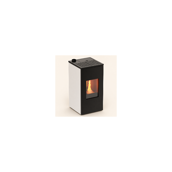 Estufa de pellet FOCO Futura de 7,5 a 11 kW nominales con instalación incluida